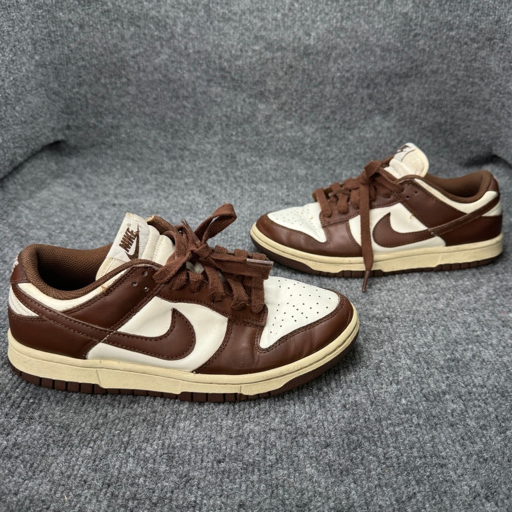 Nike Dunk Low Mens 7 Brown Off White Cacao Wow Sneakers DD1503-124